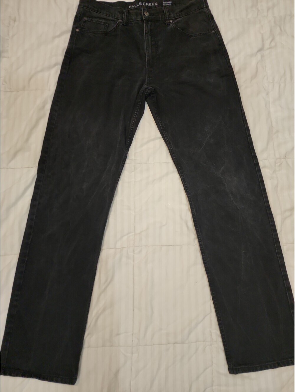 Falls Creek RELAXED STRETCH 34/34 BLACK RN#48711 Bangladesh Cotton